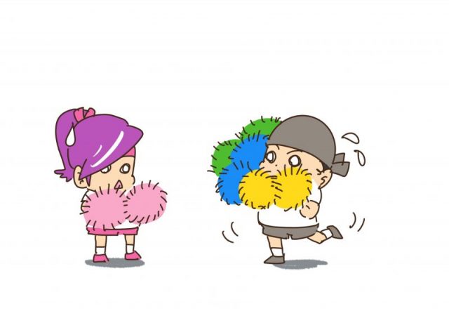 増えるポンポンリレー