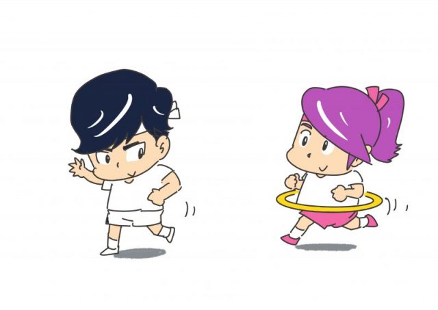 フラフープリレー