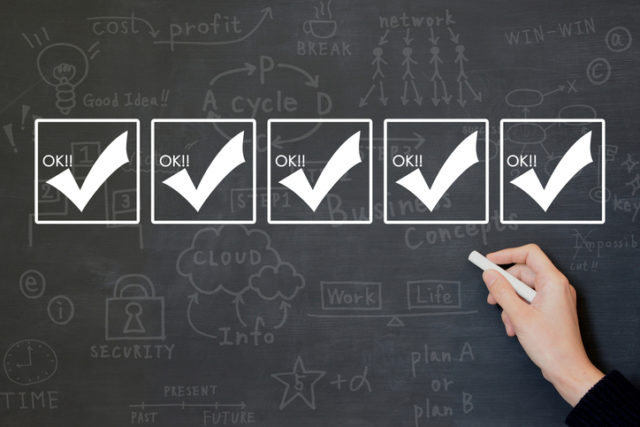 Business concepts, checking